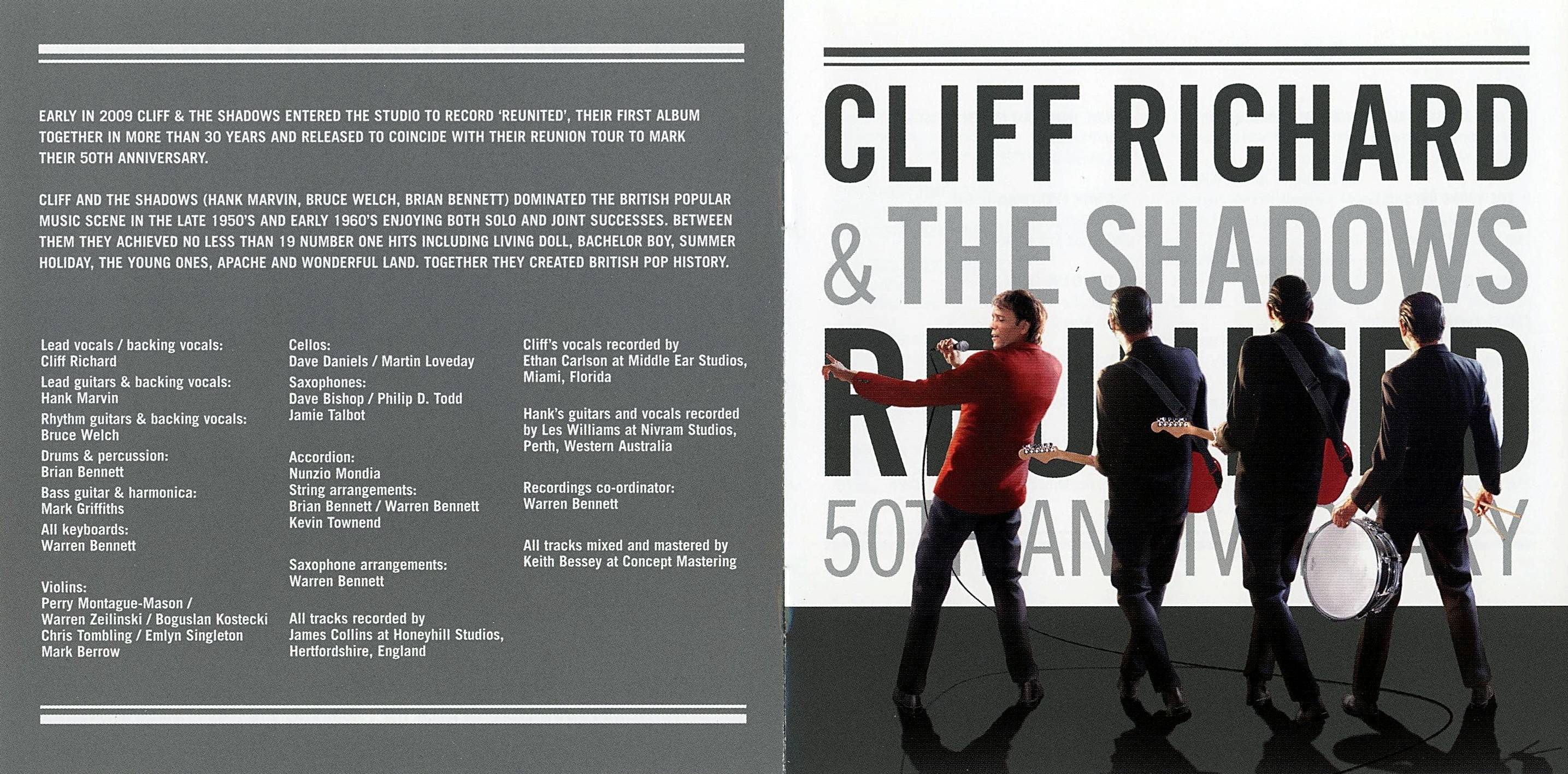 Cliff Richard and The Shadows Reunited 50th Anniversary Album : Booklet 2